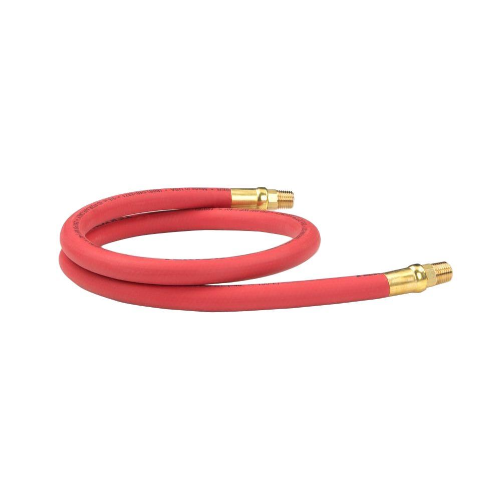 TEKTON 3 ft. x 3/8 in. I.D. Rubber LeadIn Air Hose (250 PSI)46332