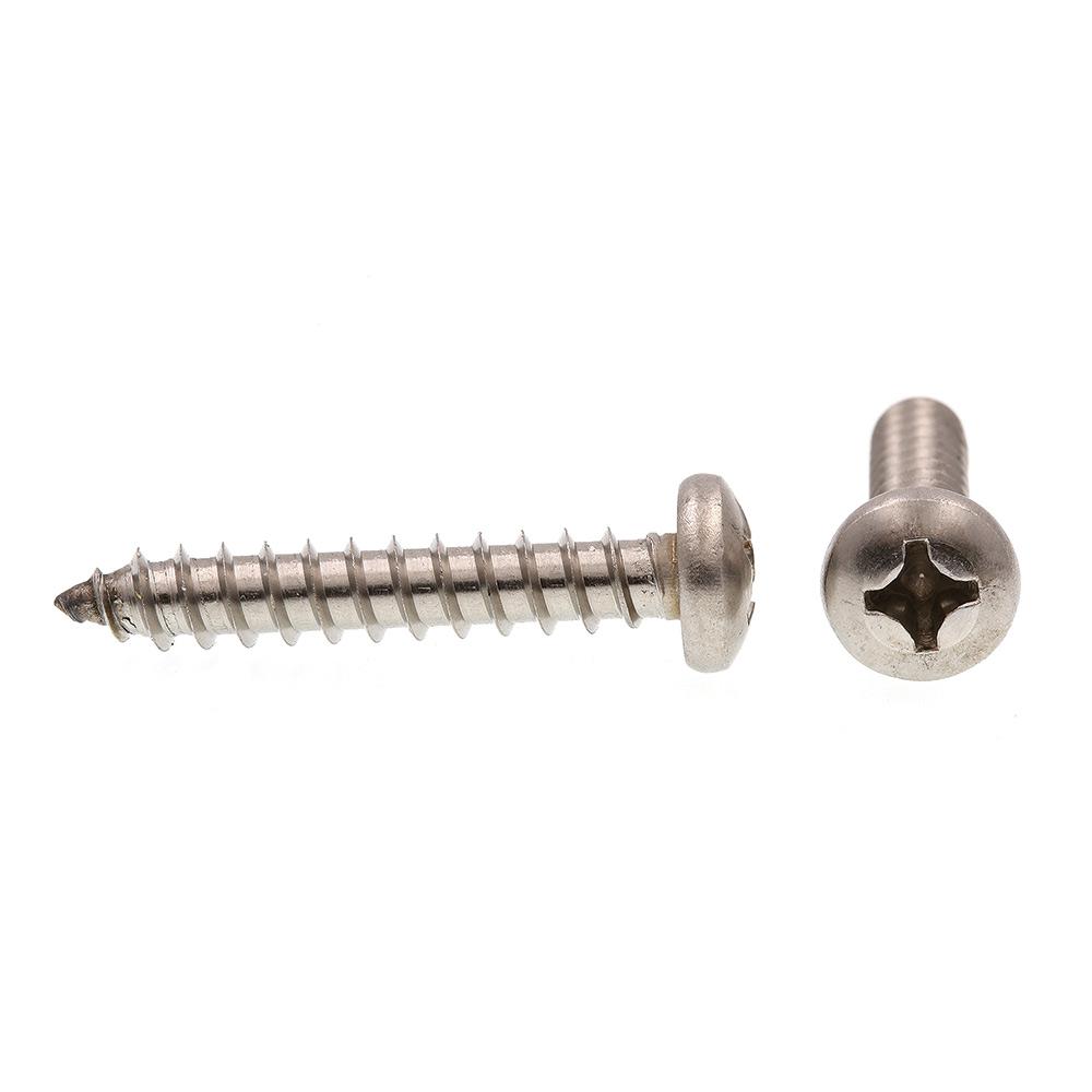 Pan Head Phillips Self-Tapping Prime-Line 9020973 Sheet Metal Screw Pack of 25 Grade 18-8 Stainless Steel 12 X 1-1//2 in