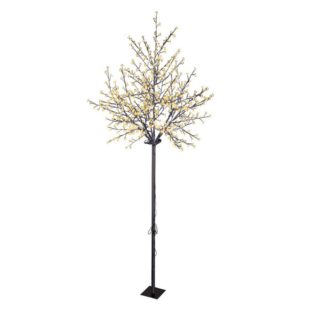 proHT 8.5 ft. Cherry Blossom Tree with 600 Warm White LED Lights