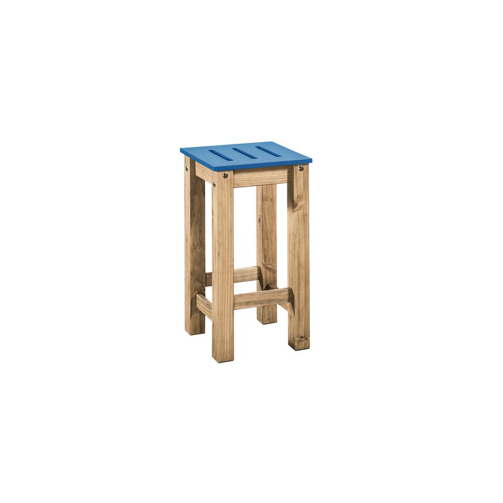 Manhattan Comfort Stillwell 24 8 In Tall Blue And Natural Wood Manhattan Comfort Stillwell 24 8 In Tall Blue And Natural Wood Barstool Set Of 2 Cs102501 The Home Depot