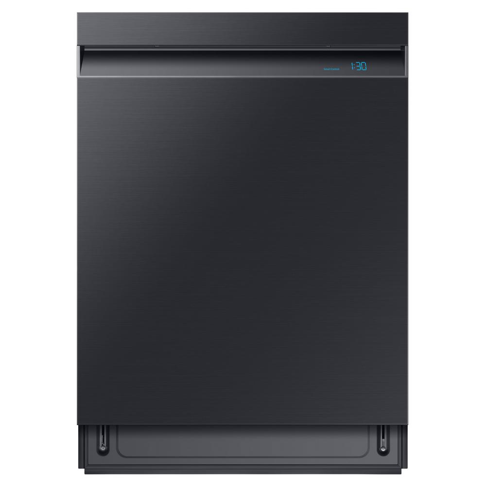 Samsung 24 in. Top Control Linear Wash Tall Tub Dishwasher in Fingerprint Resistant Black Stainless, 3rd Rack, 39 dBA, Fingerprint Resistant Black was $1221.0 now $848.0 (31.0% off)