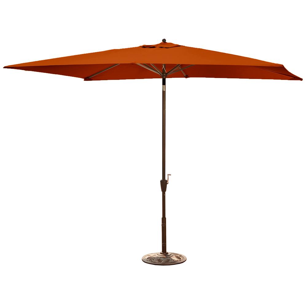 Island Umbrella Adriatic 6 5 Ft X 10 Ft Rectangular Aluminum