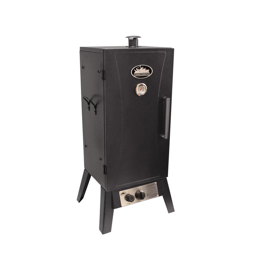Smokehouse Gas Smoker Cooker9933000SILV The Home Depot