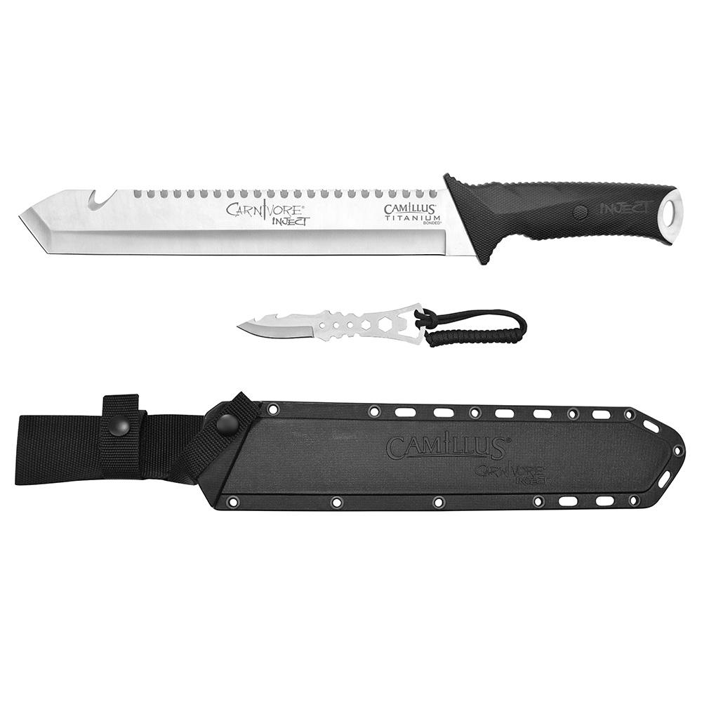 Camillus Carnivore Inject 18 in. FullTang Titanium Stainless Steel