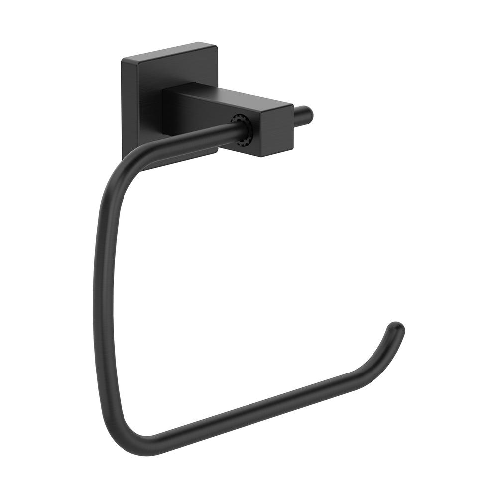 Symmons Duro Towel Ring in Matte Black363TRMB The Home Depot