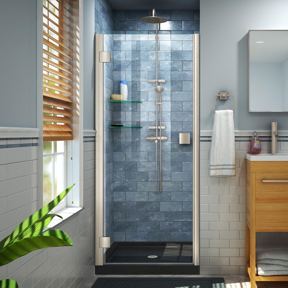 DreamLine Lumen 42 in. x 72 in. SemiFrameless Hinged Shower Door in