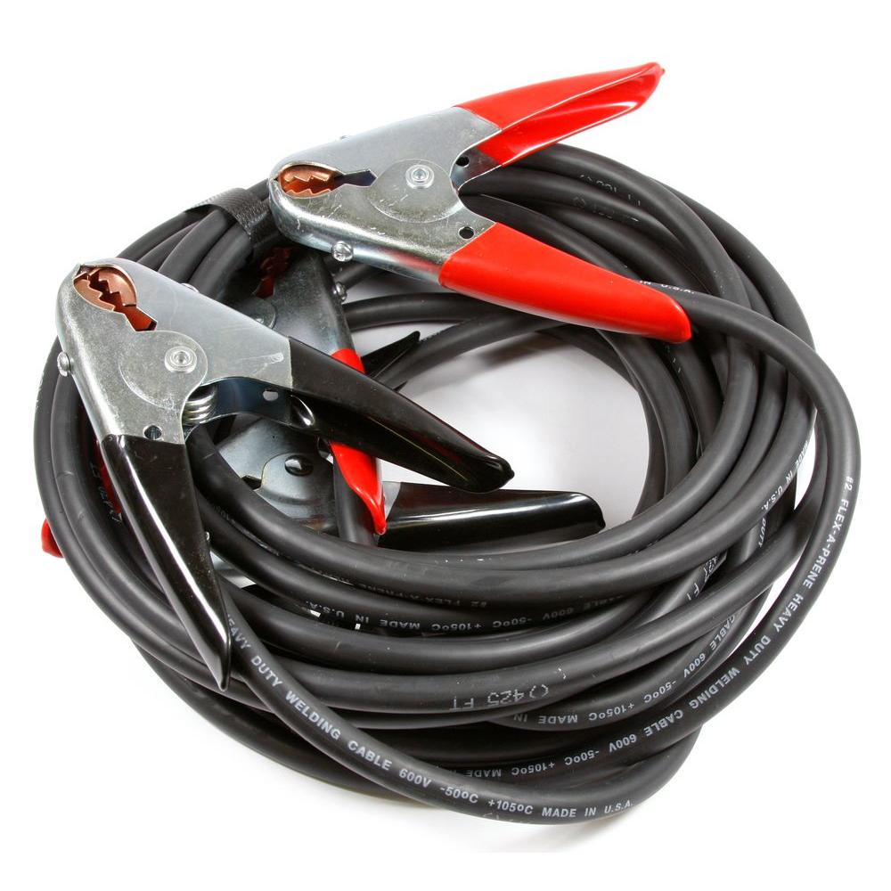 Forney 20 ft. 2-Gauge Heavy Duty Battery Jumper Cables-52877 - The Home ...