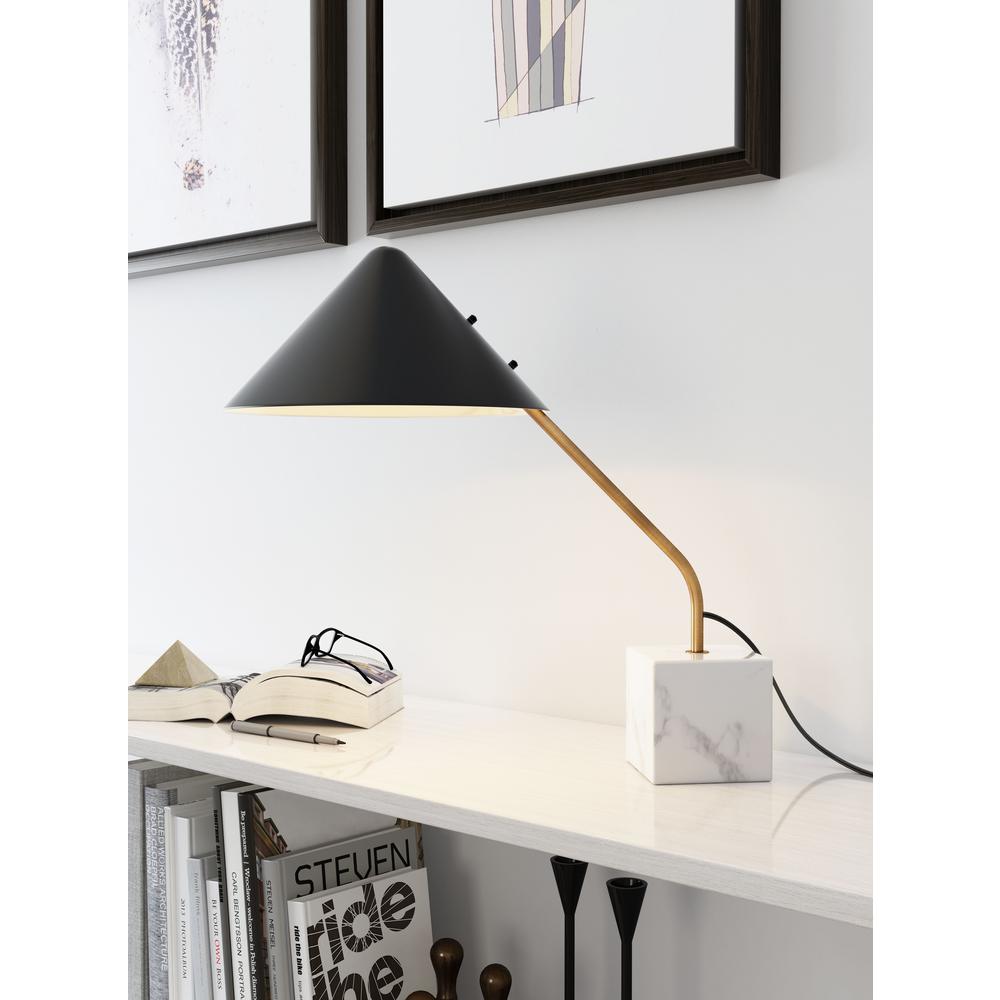 Zuo 20 5 In Pike Black Table Lamp