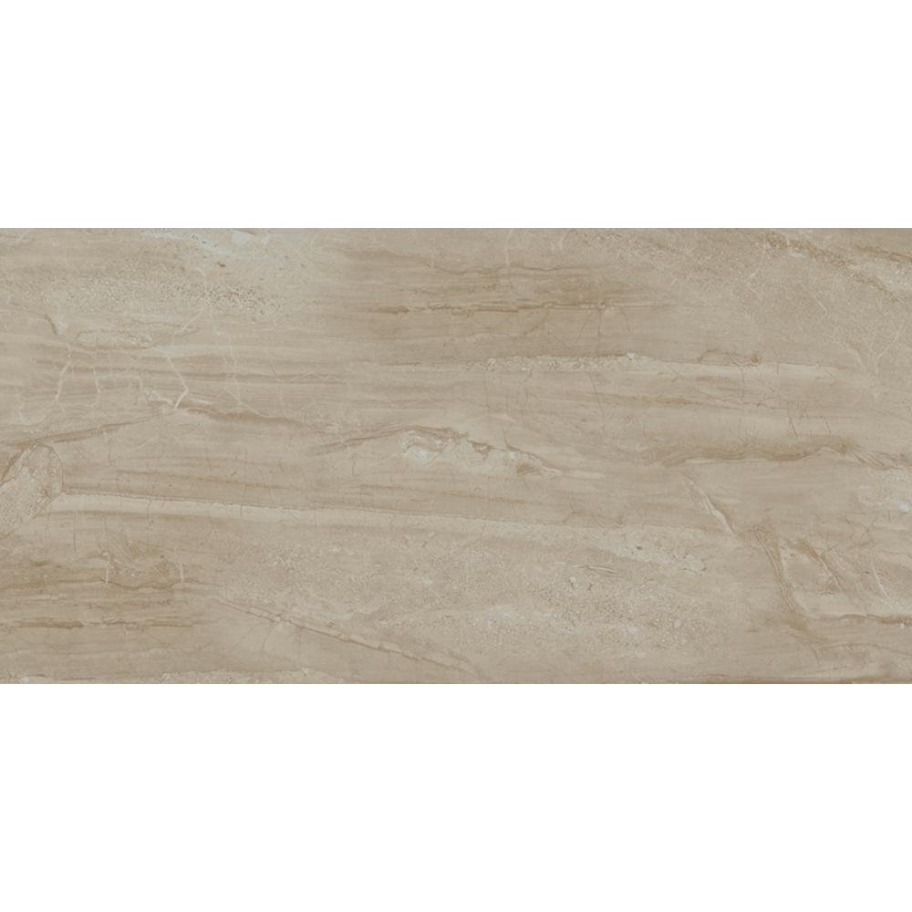 TrafficMASTER Sedona 12 in. x 24 in. Glazed Ceramic Floor and Wall Tile (16 sq. ft. / case