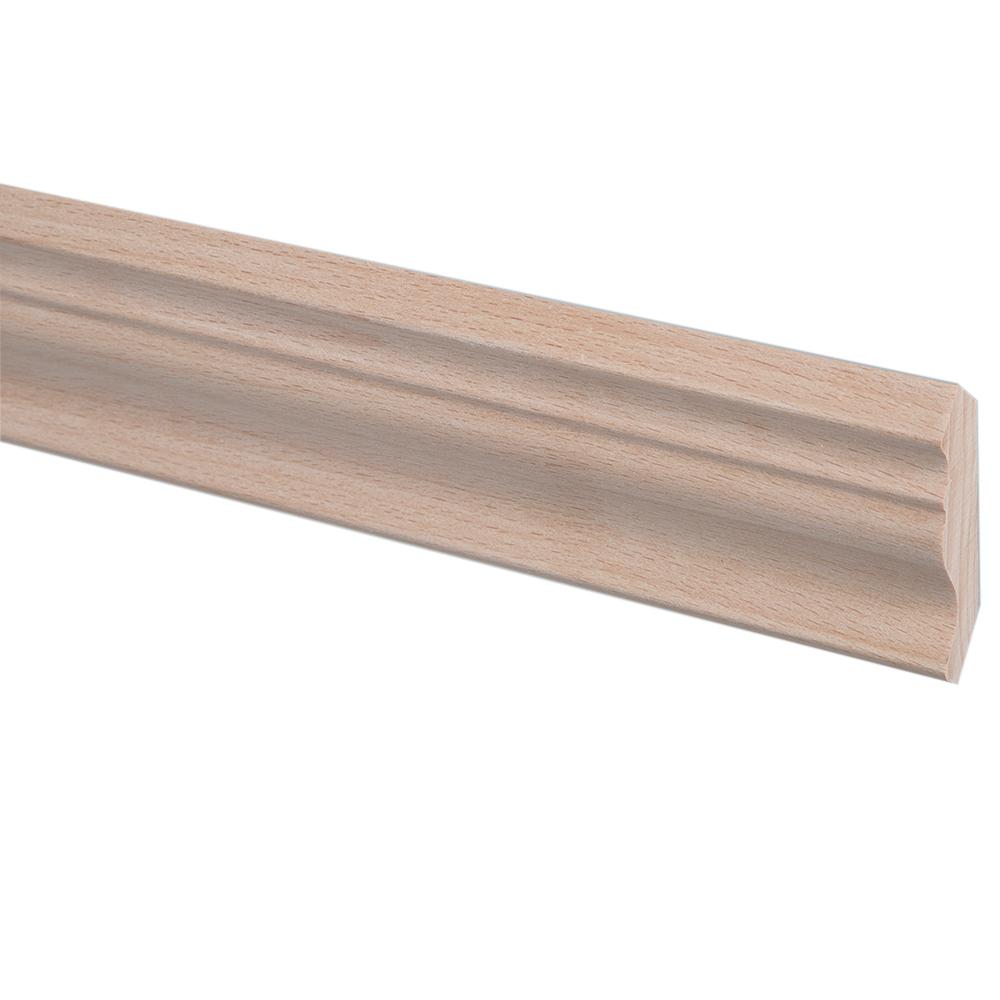 Easthaven Shaker 2 75x96 In Crown Molding Unfinished Beech Crown Molding In Unfinished Beech