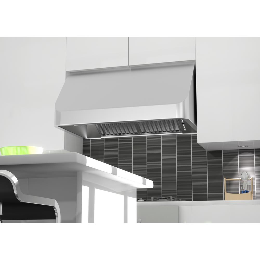 Zline Kitchen And Bath Zline 48 In Outdoor Under Cabinet Range Hood In Stainless Steel 488 304 48 488 304 48 The Home Depot