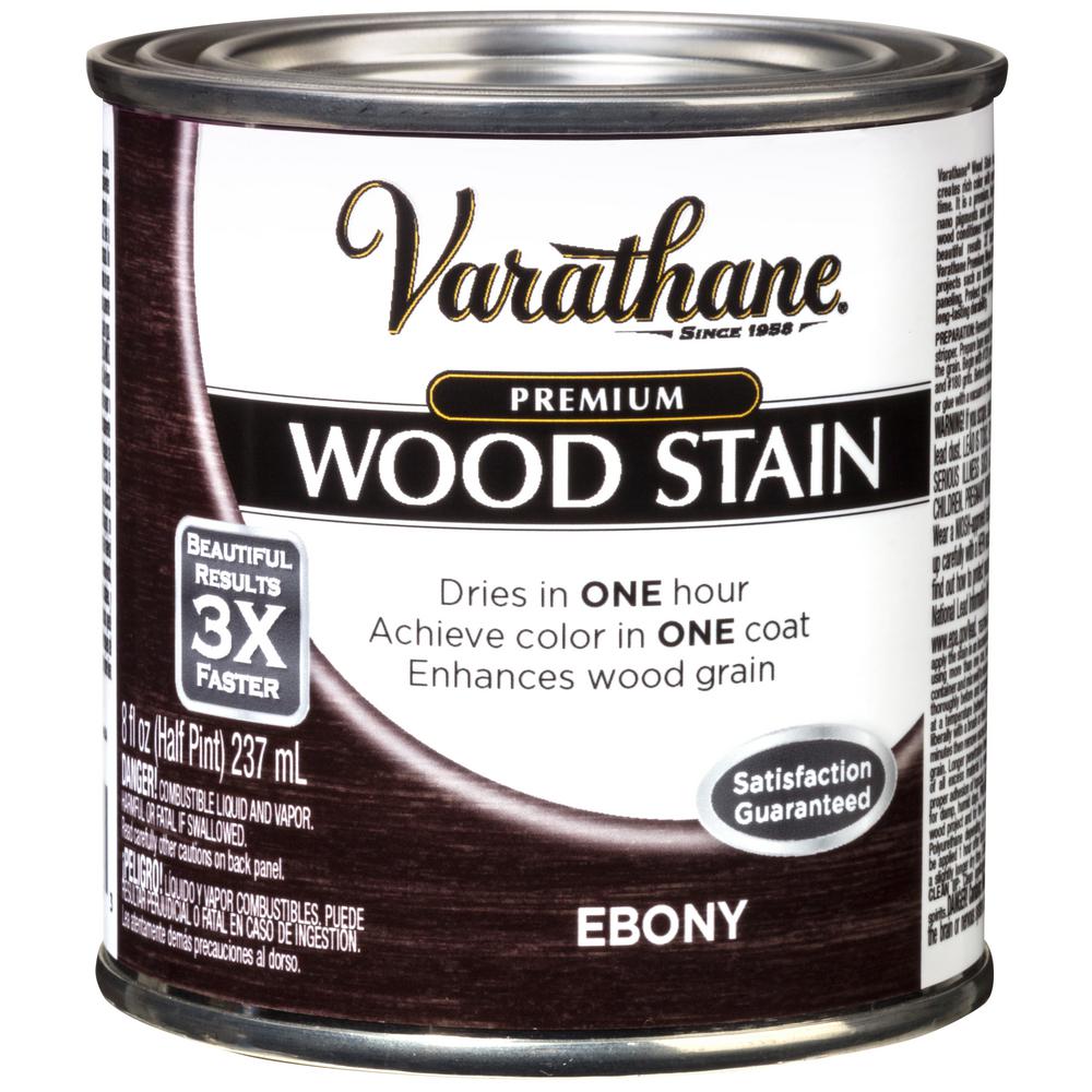 Varathane 8 Oz Ebony Premium Fast Dry Interior Wood Stain