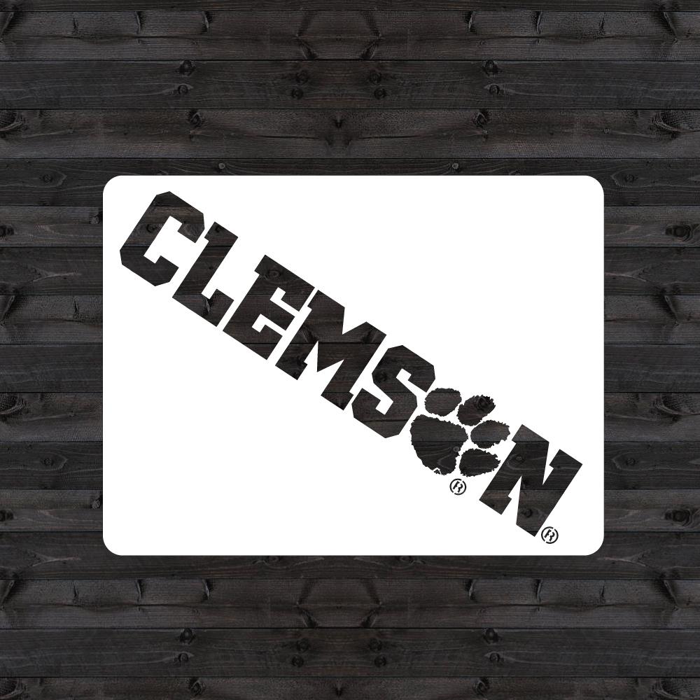 U Stencil Clemson Paw Mini Stencil Cloos 201 The Home Depot