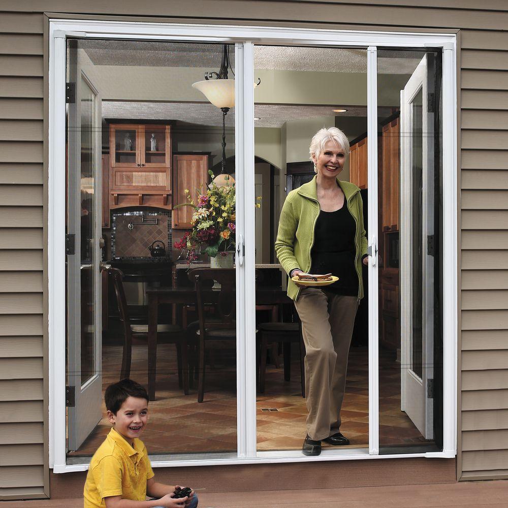 Larson 72 In X 80 In Brisa White Standard Height Double Door Kit