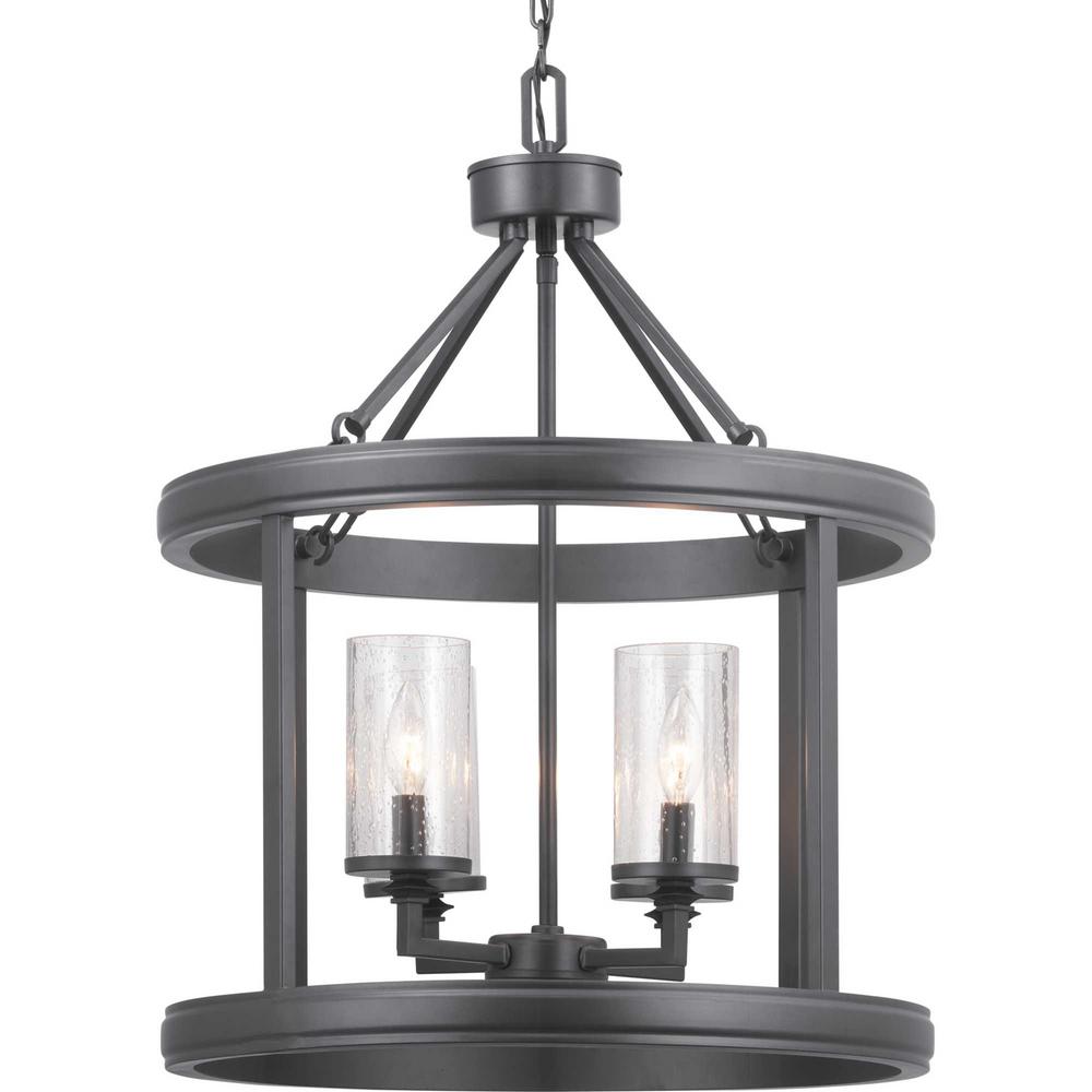 Progress Lighting Gresham 4 Light Graphite Pendant Progress Lighting Gresham 4 Light Graphite Pendant