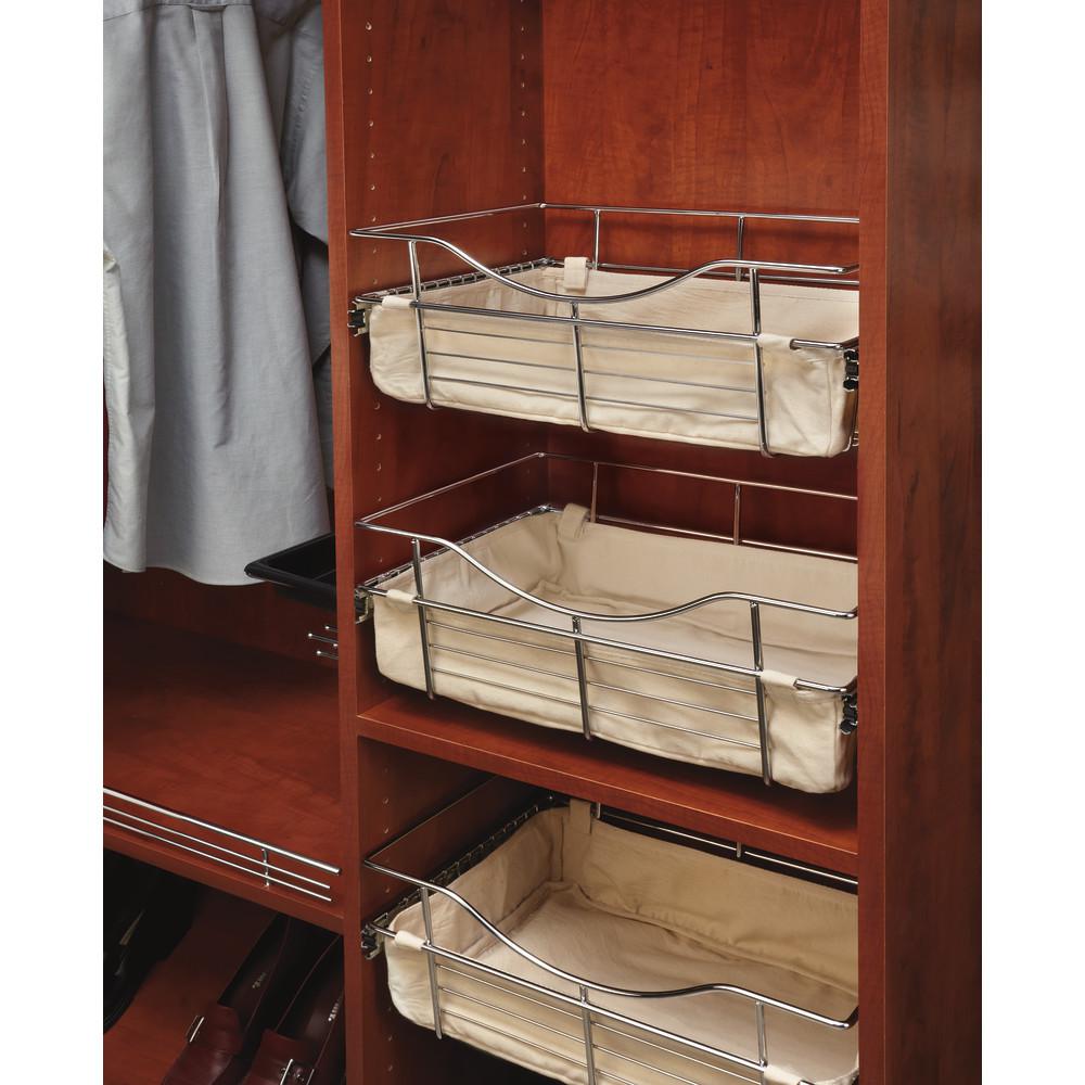 Canvas Wire Closet Drawers Closet Drawers The Home Depot