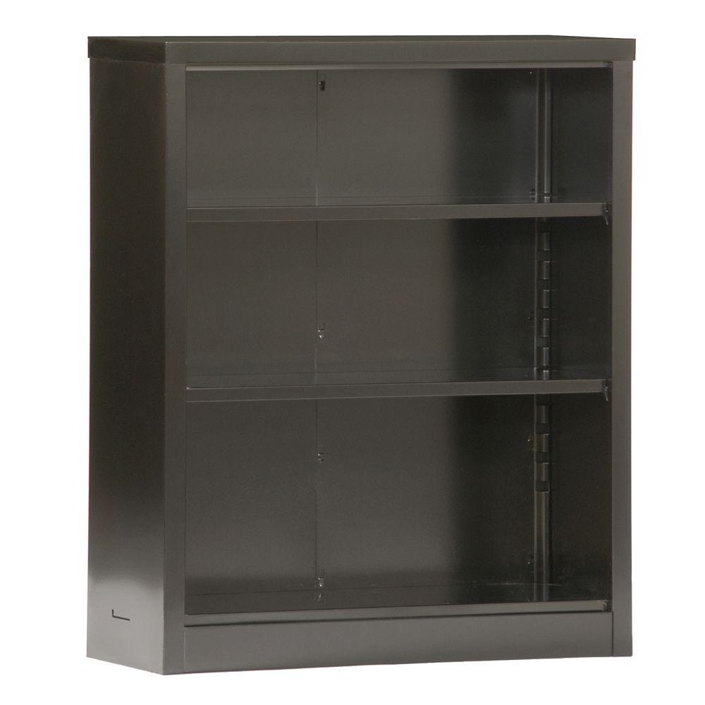 Sandusky Black Steel BookcaseBQ1035134209 The Home Depot