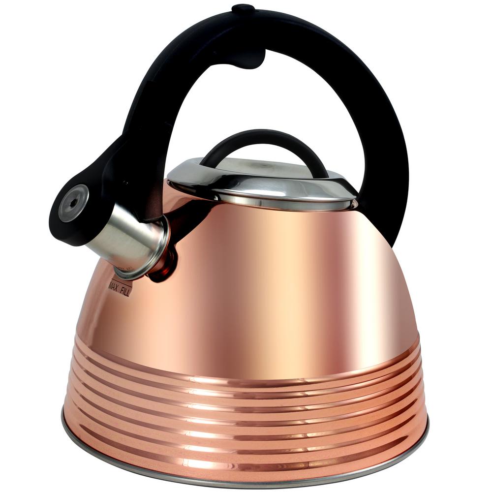 Mr. Coffee Bondfield 9-Cup Copper Finish Tea Kettle ...