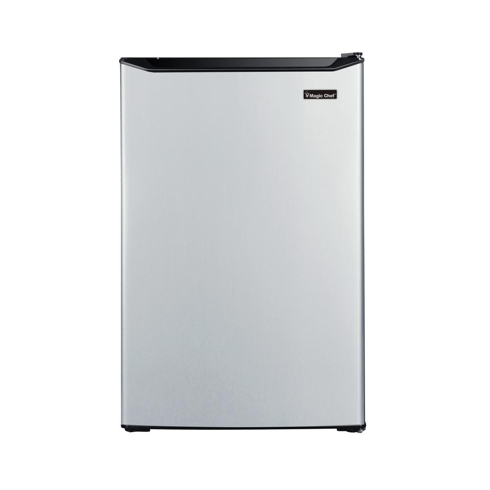 4.5 cu. ft. Mini Refrigerator with True Freezer in Stainless Look