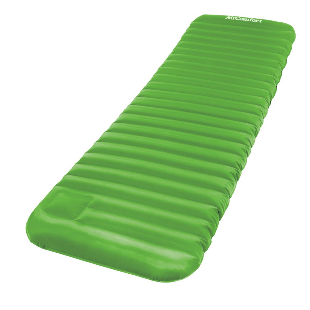 Air Comfort Roll & Go Inflatable Sleeping Pad Large (Lime)6103SPL