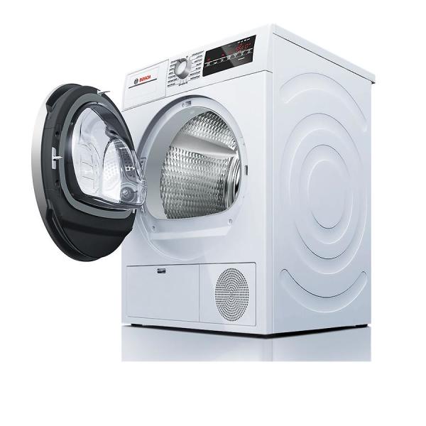 Bosch 500 Series 24 In 4 Cu Ft White With Silver Accents