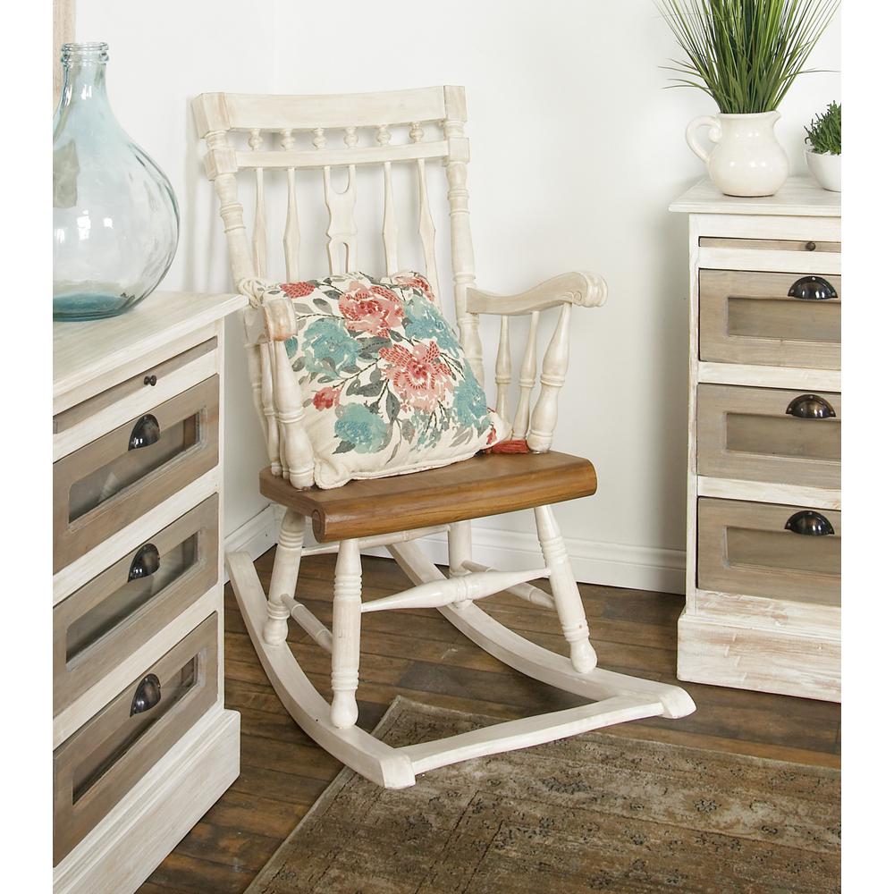Solid Arm Chair Multi Colored Accent Chairs The White Mahogany Wood Windsor Rocking Chair