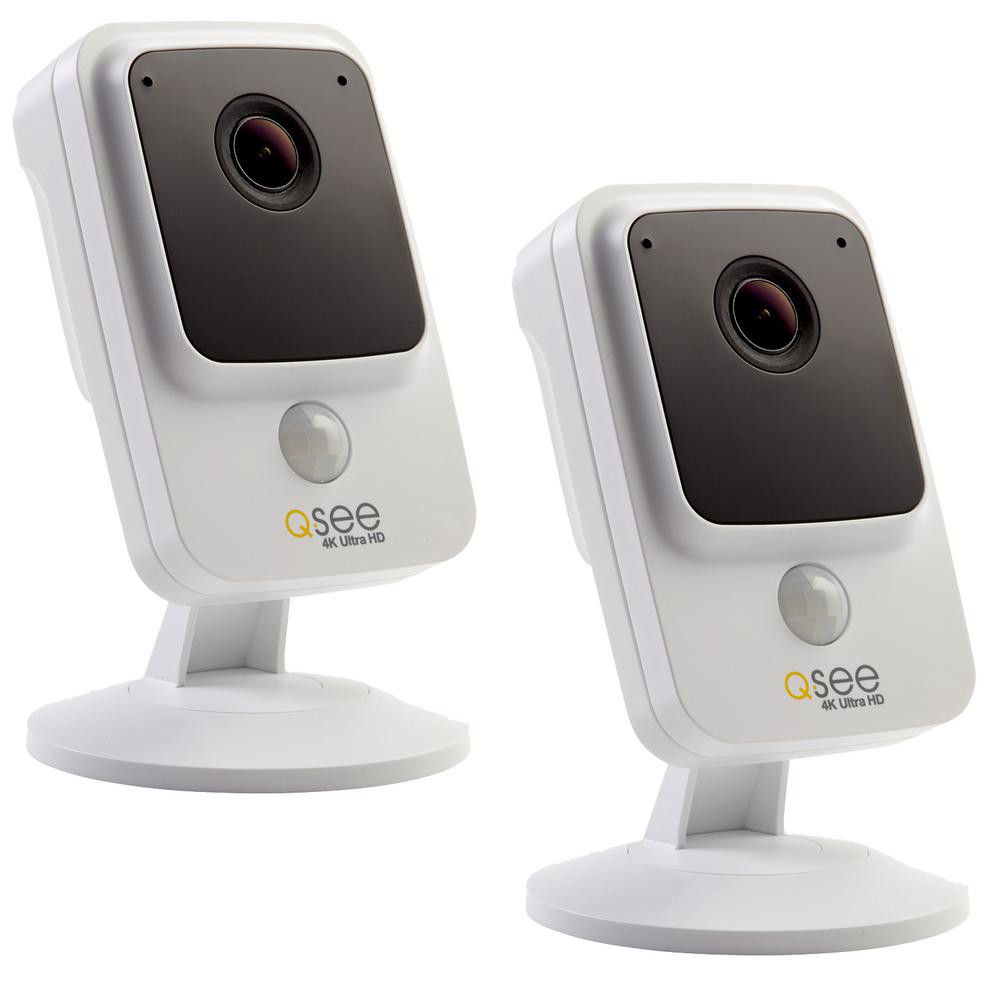 Q-SEE 4K Wi-Fi Cube Camera with Night Vision (2-Pack ...