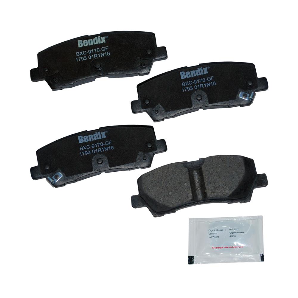 Bendix Bendix Premium Copper Free Ceramic BPR Disc Brake Pad RearCFC1793 The Home Depot