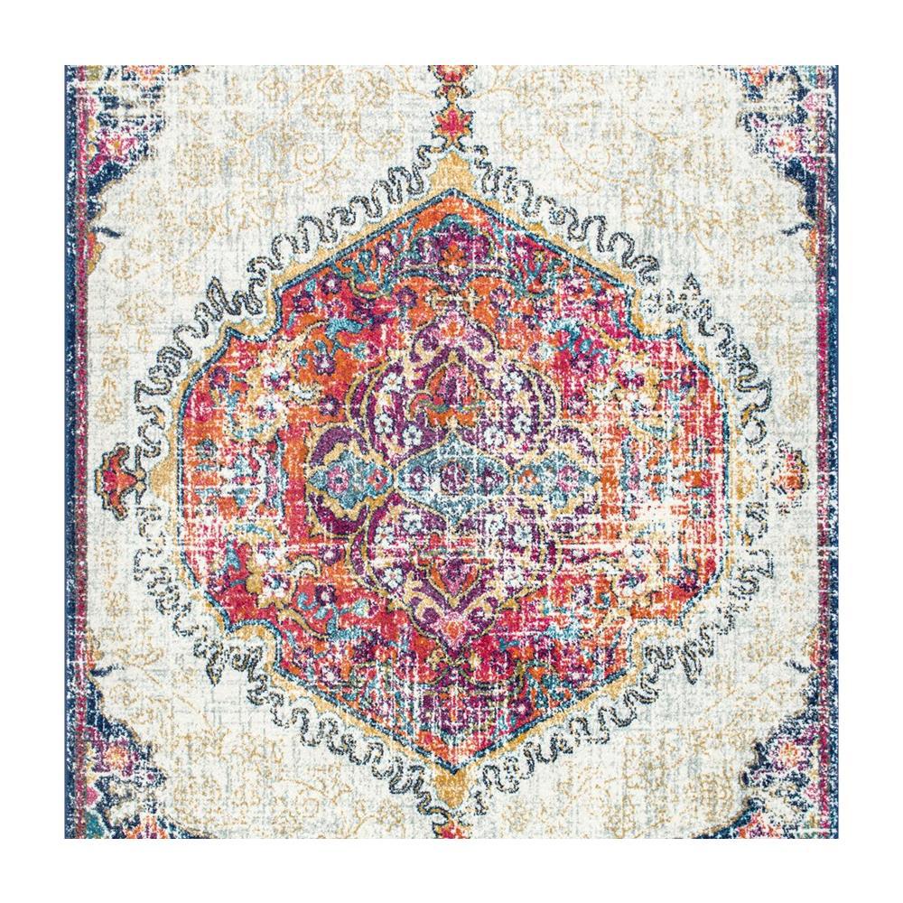 Nuloom Maranda Vintage Medallion Multi 8 X Square Rug