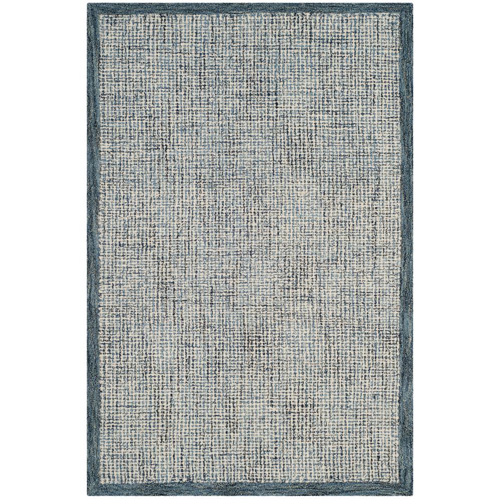 Safavieh Abstract Navy/Ivory 4 ft. x 6 ft. Area RugABT220C4 The