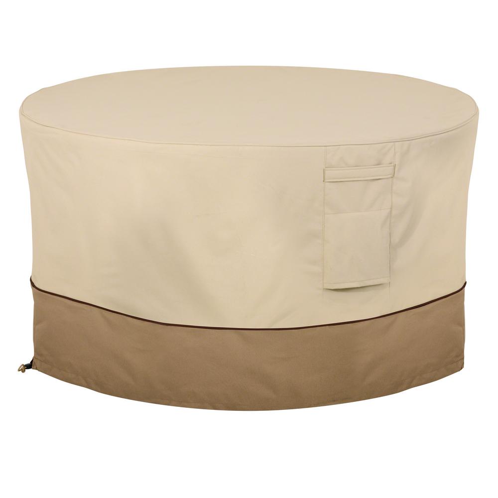 Classic Accessories Veranda 42 In Round Fire Pit Table Cover 55