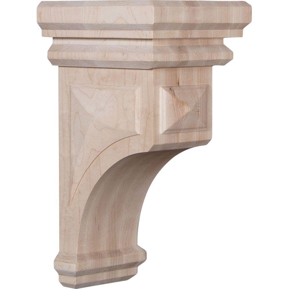 Ekena Millwork 6 in. x 12 in. x 63/4 in. Cherry Large Woodruff Wood