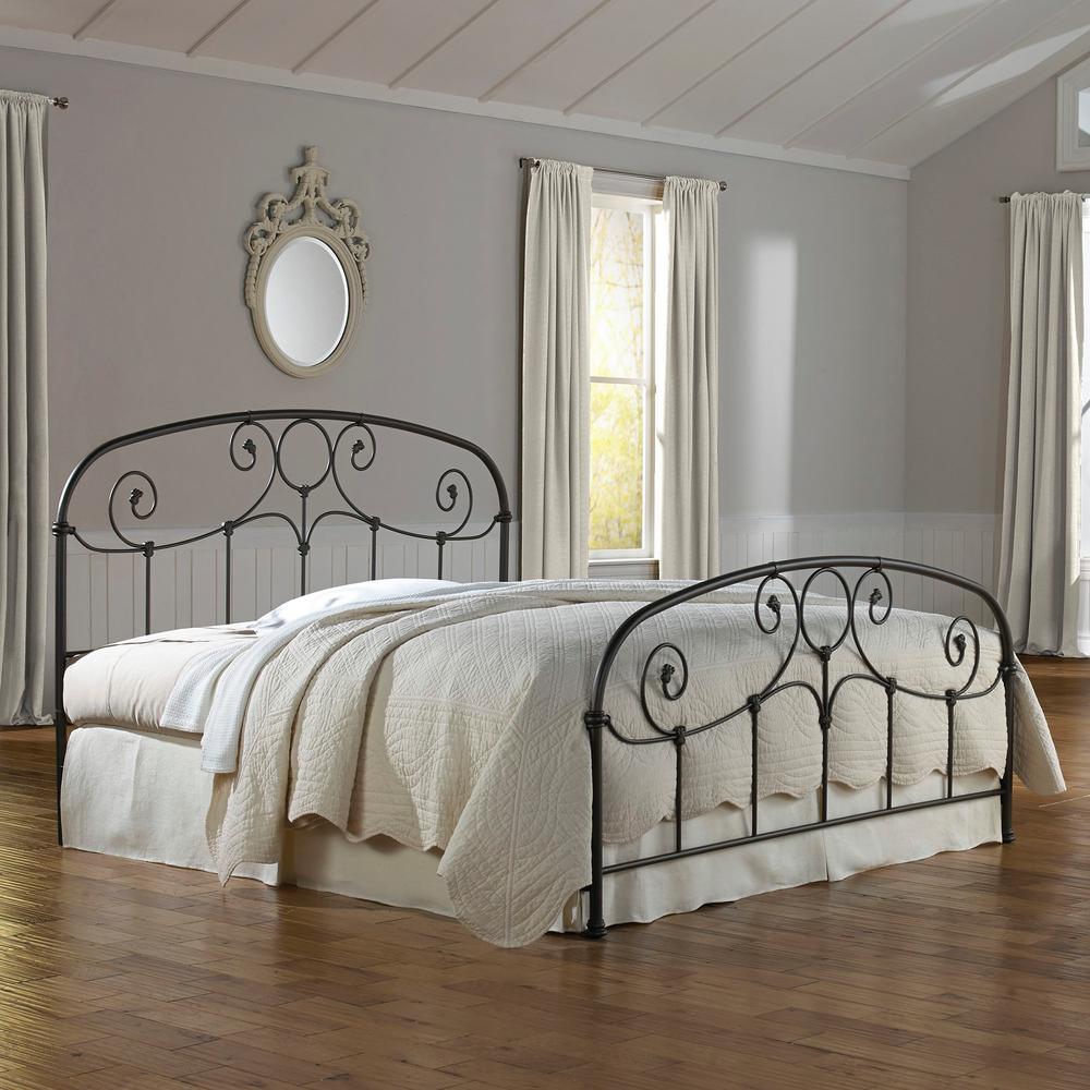 Fashion Bed Group Grafton Rusty Gold King Size Complete With Fashion Bed Group Grafton Rusty Gold King Size Complete With Metal Scrollwork Panels And