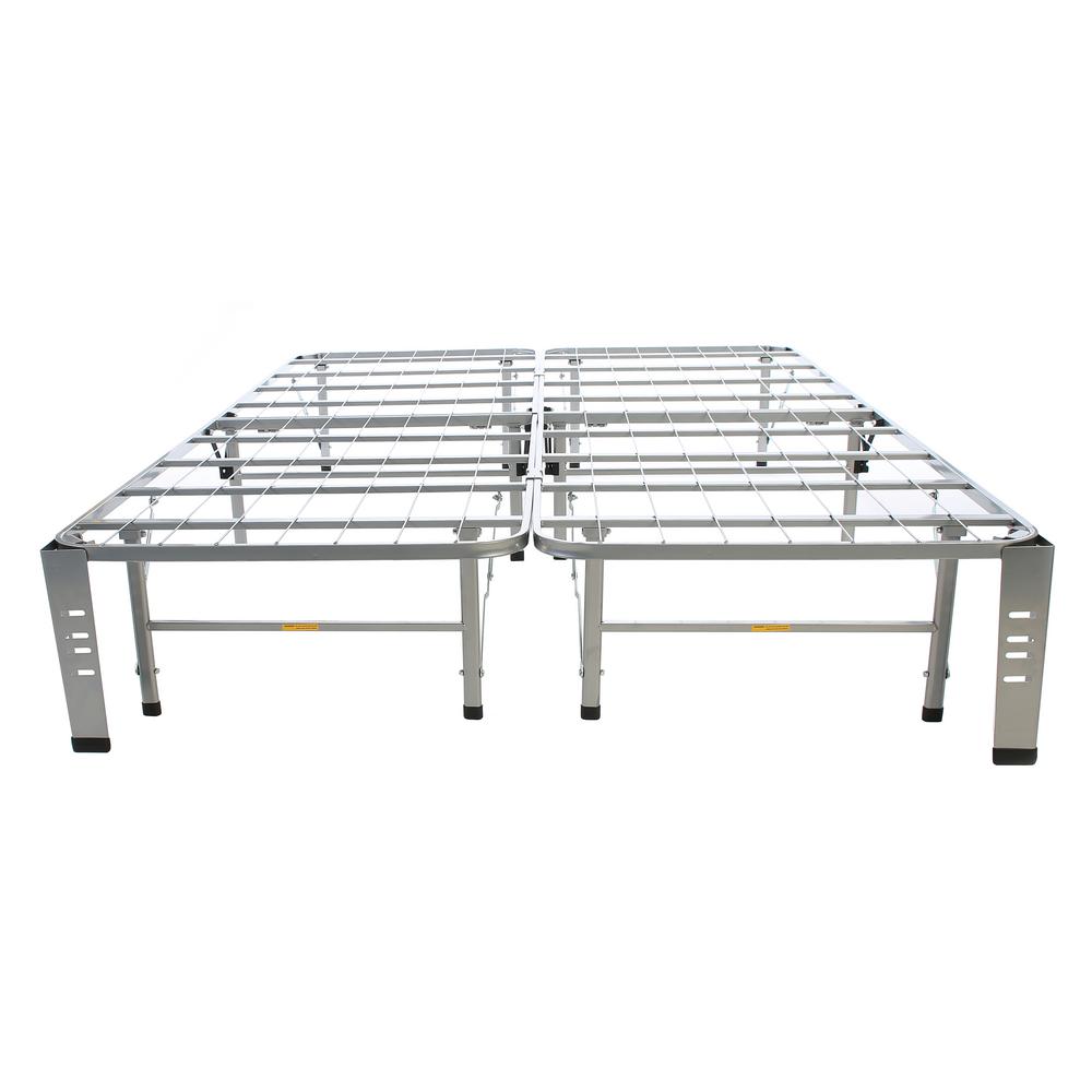 Zinus Mia Modern Studio 14 Inch Platform 1500 Metal Bed Frame, Mattress ...