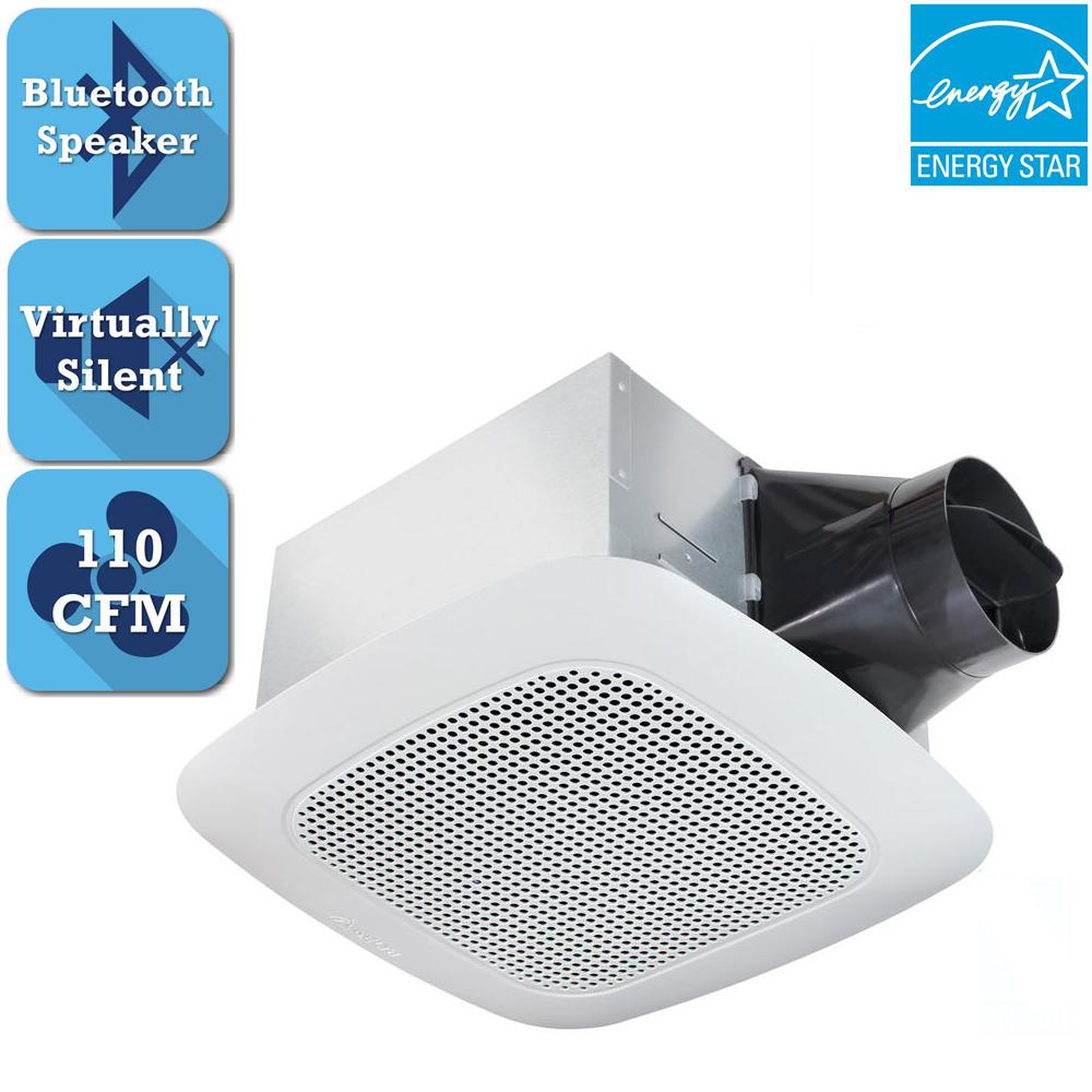 signature series 110 cfm ceiling bathroom exhaust fan with bluetooth speaker energy star - Bluetooth Bathroom Fan signature series 110 cfm ceiling bathroom exhaust fan with bluetooth speaker energy star - Bluetooth Bathroom Fan