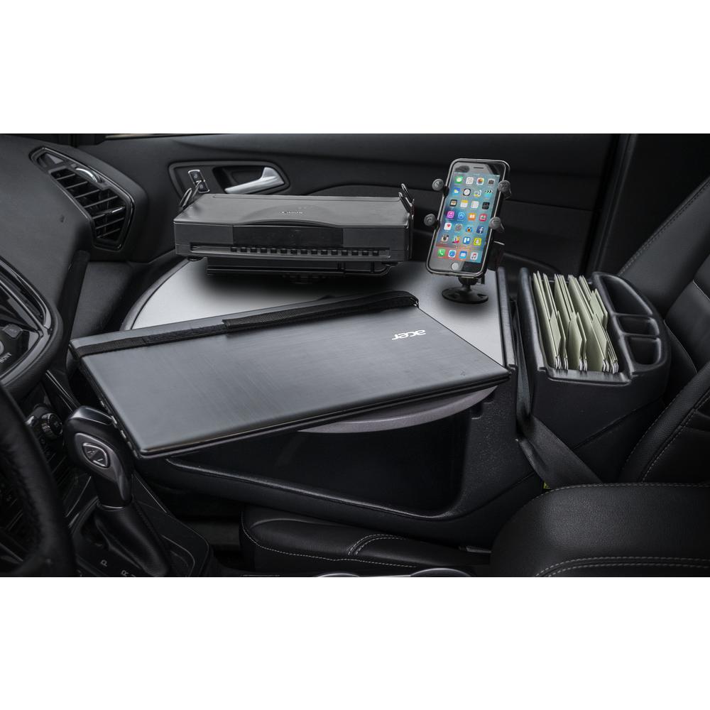 Autoexec Roadmaster Car Desk With Phone Mount And Printer Stand