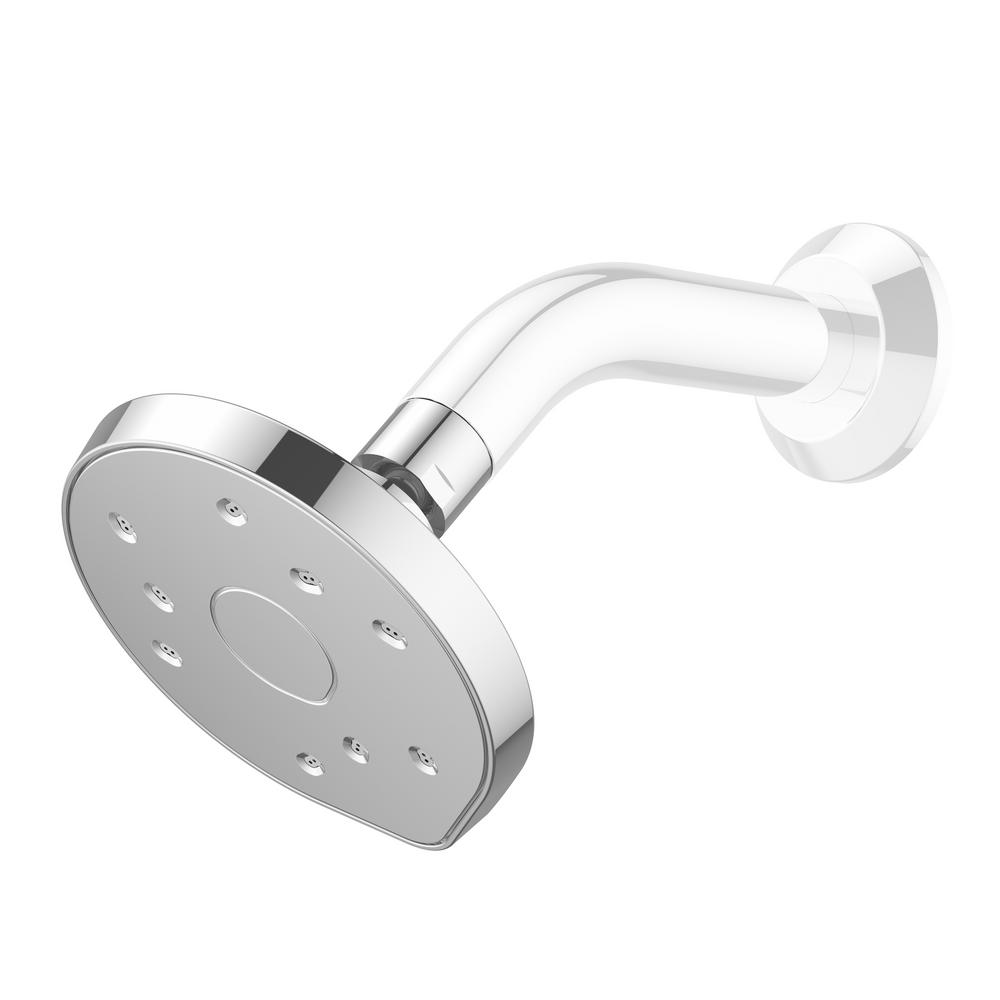 Methven Kiri Low Flow 1-Spray 6 in. 40% Water Saving 1.5 GPM Shower Head Satinjet Patented Technology, Chrome, Grey was $59.0 now $39.0 (34.0% off)