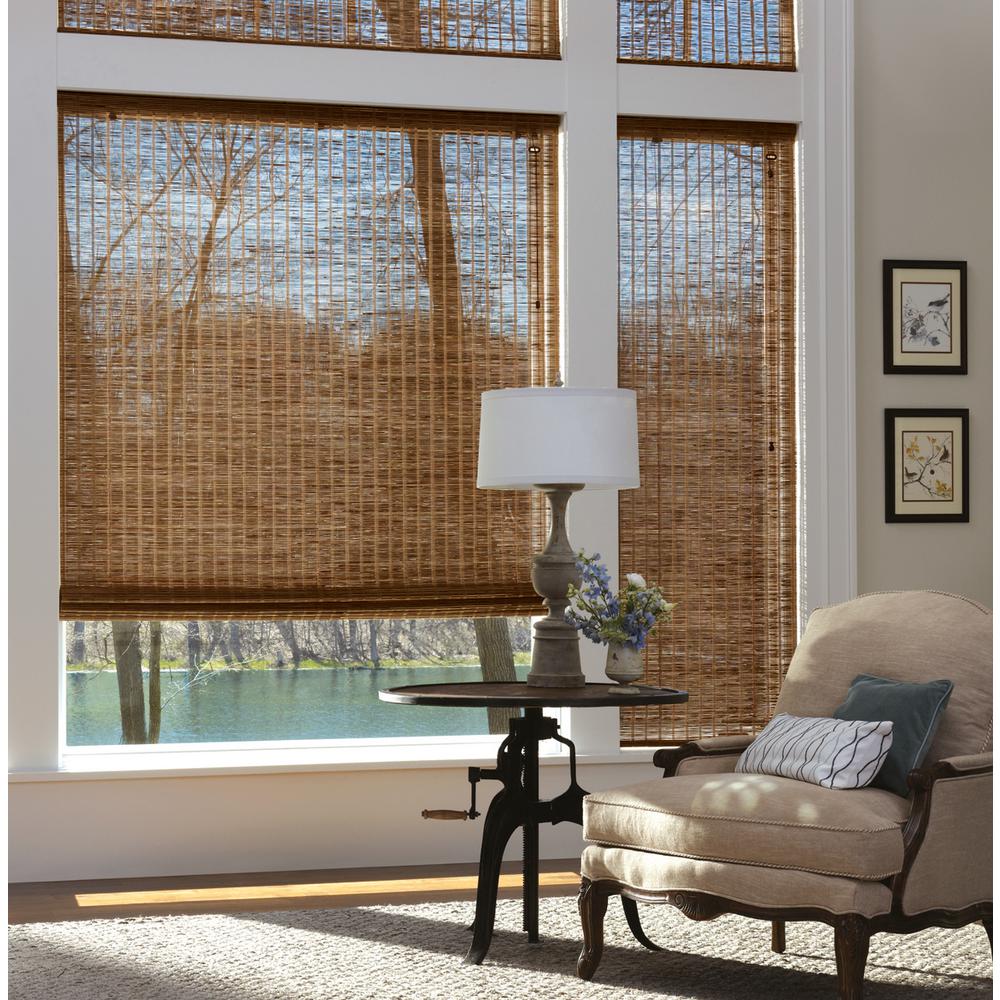 shades bamboo natural douglas hunter depot woven provenance wood window