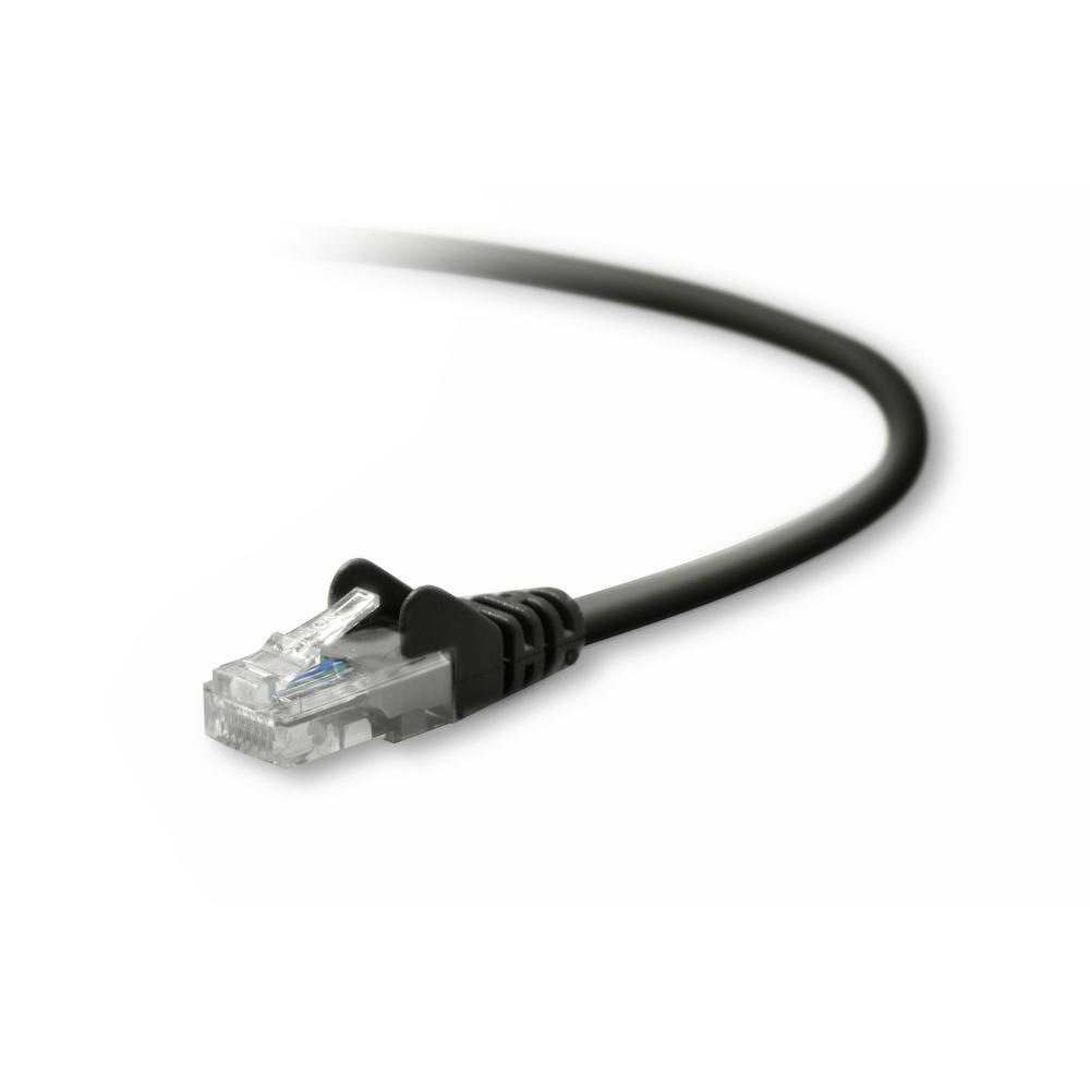 UPC 722868711354 product image for Belkin Networking Cables 7 ft. Black RJ45 Cable PCF5-07BKS-SN | upcitemdb.com