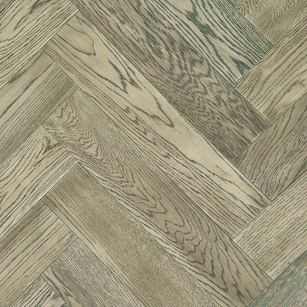 Rustic Gray White Oak Engineered Hardwood Flooring Rodeo Drive Coach 1 2 In T X 5 W 24