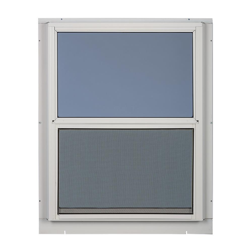 Weatherstar 36 In X 55 In 2 Track Storm Aluminum Window C2033655