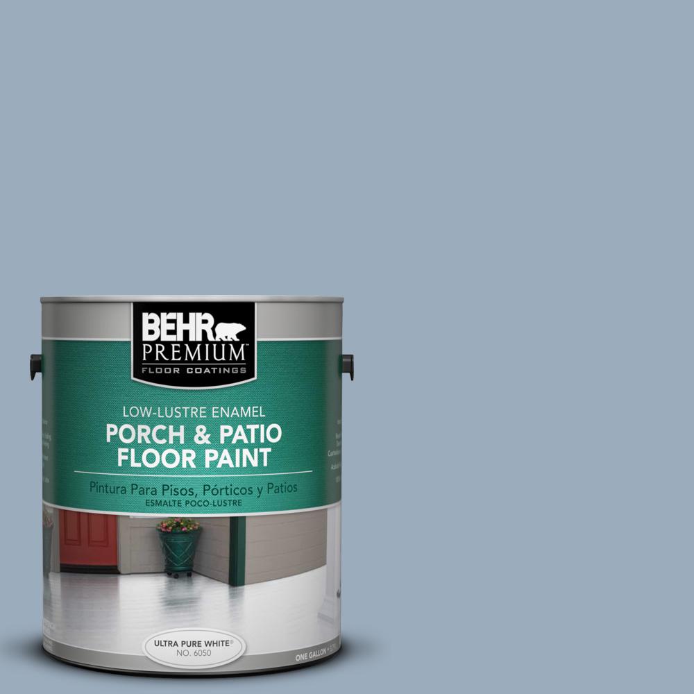 BEHR Premium 1 gal. 560F4 Russian Blue LowLustre Interior/Exterior Porch and Patio Floor