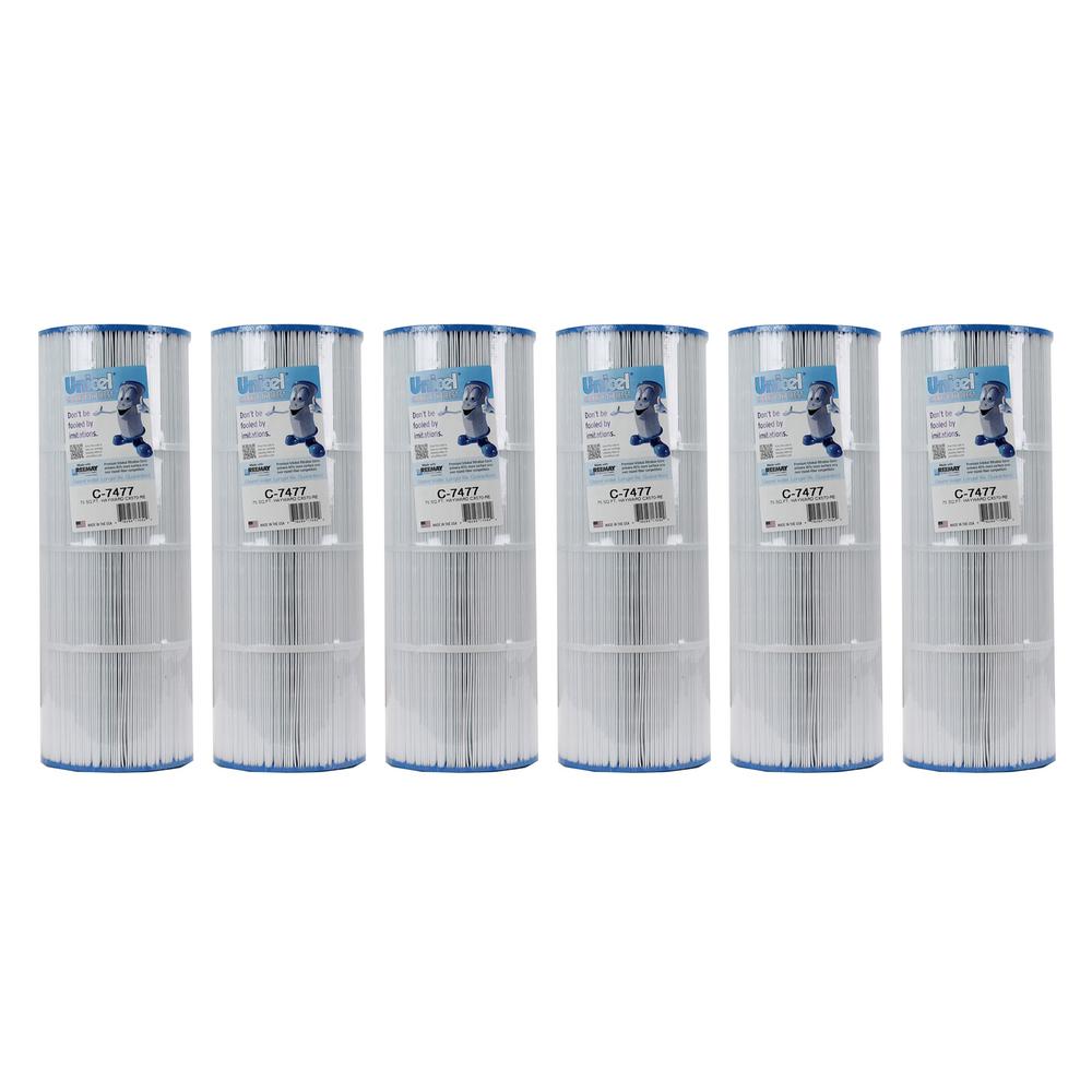 Unicel Hayward Replacement Swimming Pool Filter Cartridge 75 sq. ft. (6Pack)6 x C7477 The