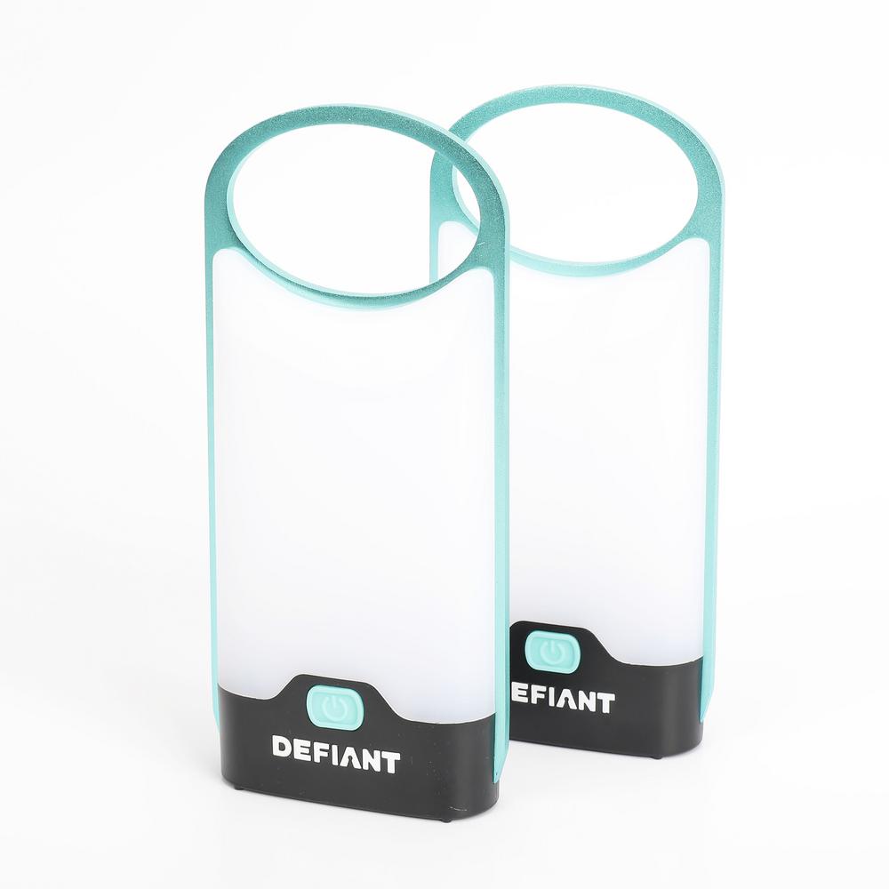 Defiant 150 Lumens LED Ultrathin Lantern in Blue (2Pack)99917 The