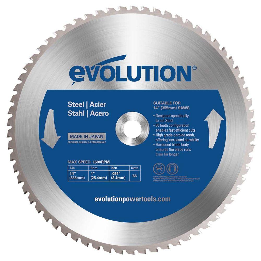 Evolution Power Tools 12 in. 60Teeth Mild Steel Cutting Saw Blade