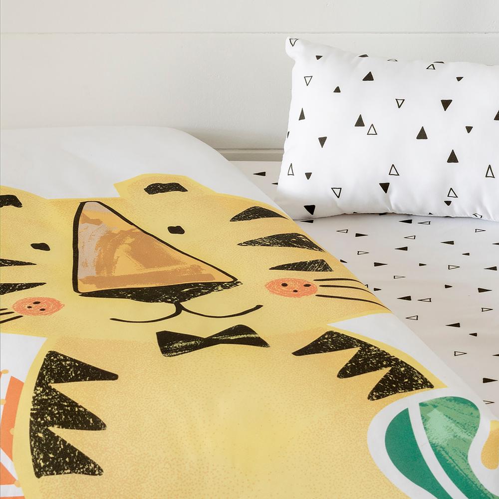 South Shore Dreamit 4 Piece Black And White Twin Baby Tiger