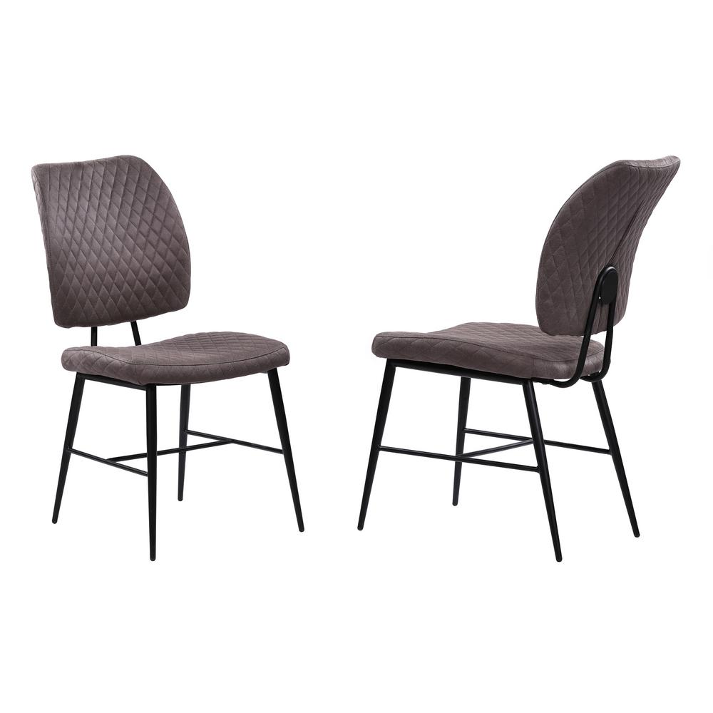 Home Decorators Collection Genie Grey Kubu Wicker Dining Chair (Set of