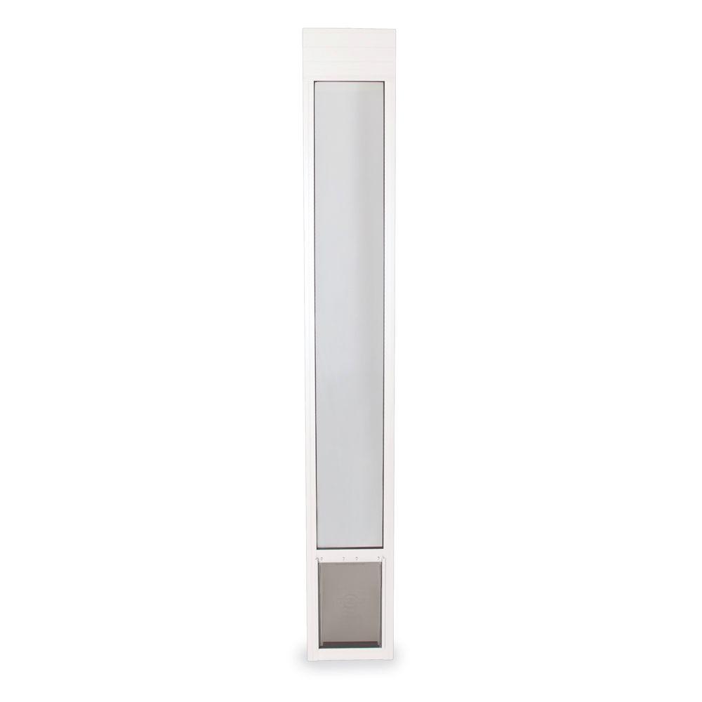 Petsafe 8 25 In X 12 1875 Medium White Freedom Patio Panel Medium White Freedom Patio Panel Ppa11 13135 The Home Depot