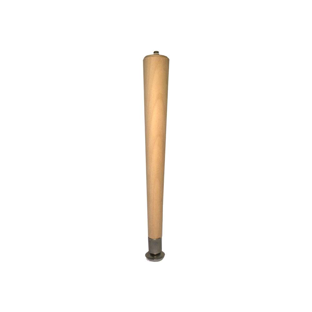 Waddell 11 1 2 In Wood Round Taper Leg 2512 The Home Depot