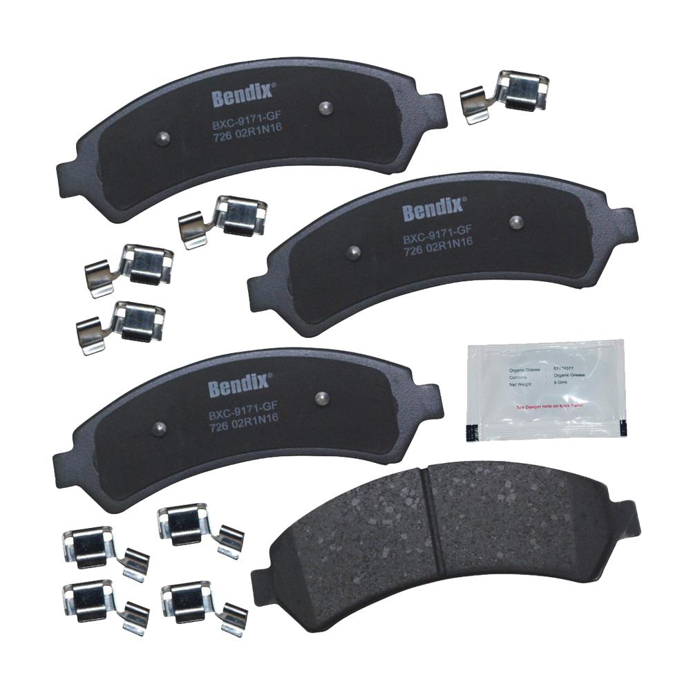 Bendix Bendix Premium Copper Free Ceramic BPR Disc Brake Pad FrontCFC726 The Home Depot